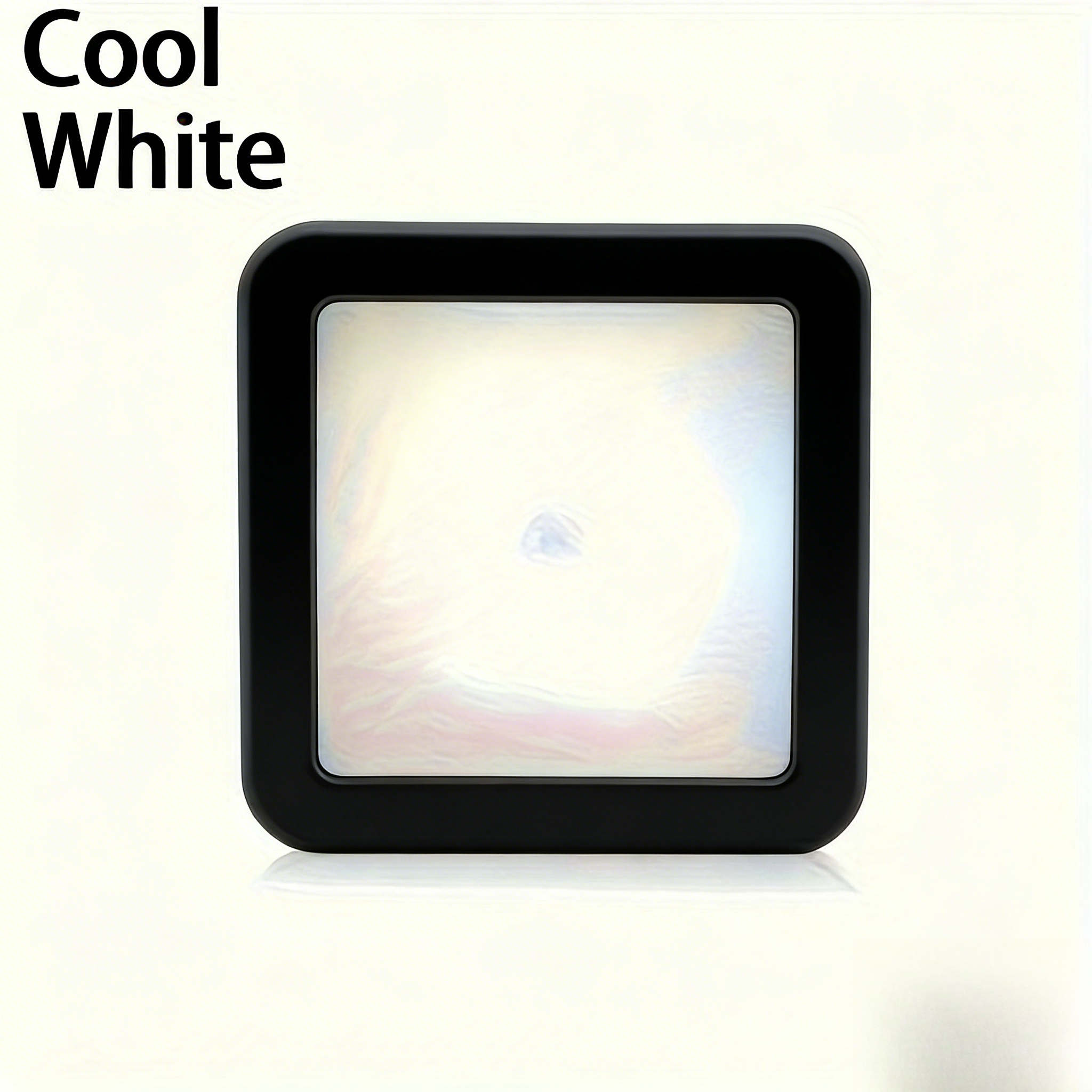 Senzor inteligent de mișcare cu 6 LED-uri, pentru sol/tavan/senzor inteligent, rating, 2 culori disponibile, pornire/oprire automată, economie de energie, instalare Plug-And-Play, design modern pătrat. Potrivit pentru coridoare, scări, sufragerii.