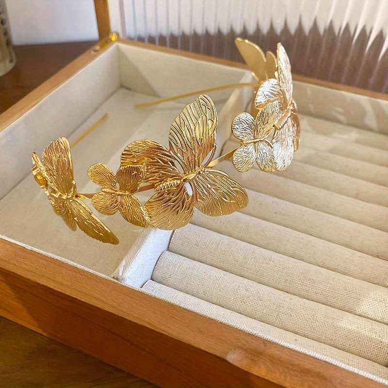 TEMU Elegant Light Luxury Minimalist Style Fashion Headband