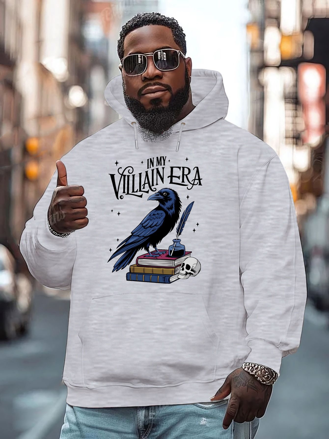 adventure sudadera capucha oversize hombres 