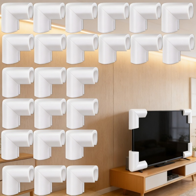 E-shop Set mit 24 Schaumstoff-Eckenschutzleisten für , geeignet zum Schutz von L-förmigen Kanten von Fernsehern, Spiegeln, Bilderrahmen und Kunstwerken
