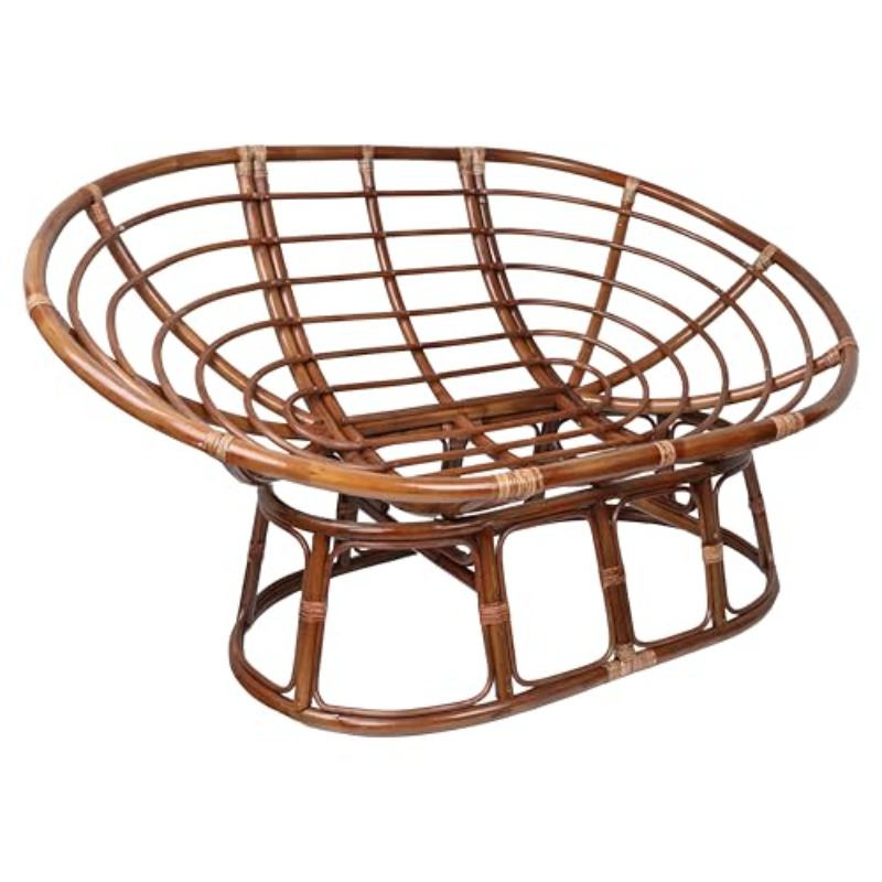 Rattan Double Papasan Chair Frame - Outdoor Indoor Seating