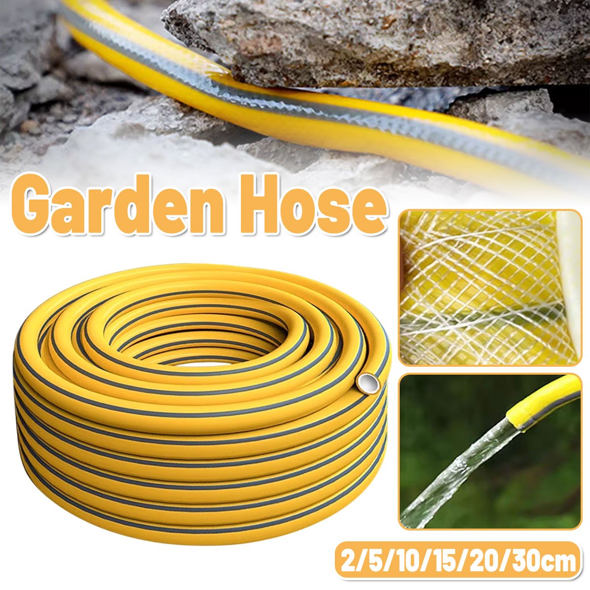 heavy duty pvc water hose high temp resistant uv chemical resistant flexible kink resistant   eu connectors   outdoor use for garden car washing lawn care   black durable hose compatible with standard faucets garden hose heavy duty garden hose pipe heavy duty garden hose heavy duty water hose outdoor car wash hose water hose heavy duty amd water hose splitter soaker hose watering system for garden hose nozzle heavy duty heavy duty