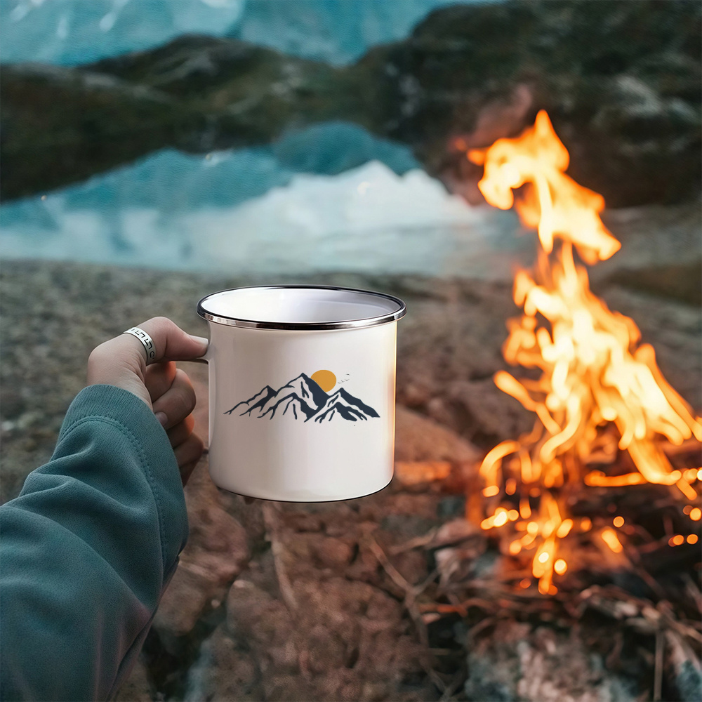 5oz coffee cup mug designed camping a - Temu Qatar