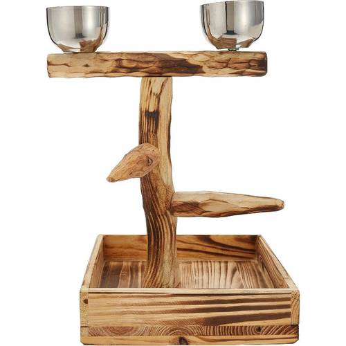 natural wooden tree perch medium