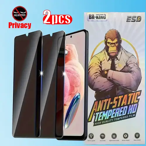 Full Coverage Tempered Glass Screen Protector For Xiaomi Redmi Note 11 10 12 Pro 5G Models
