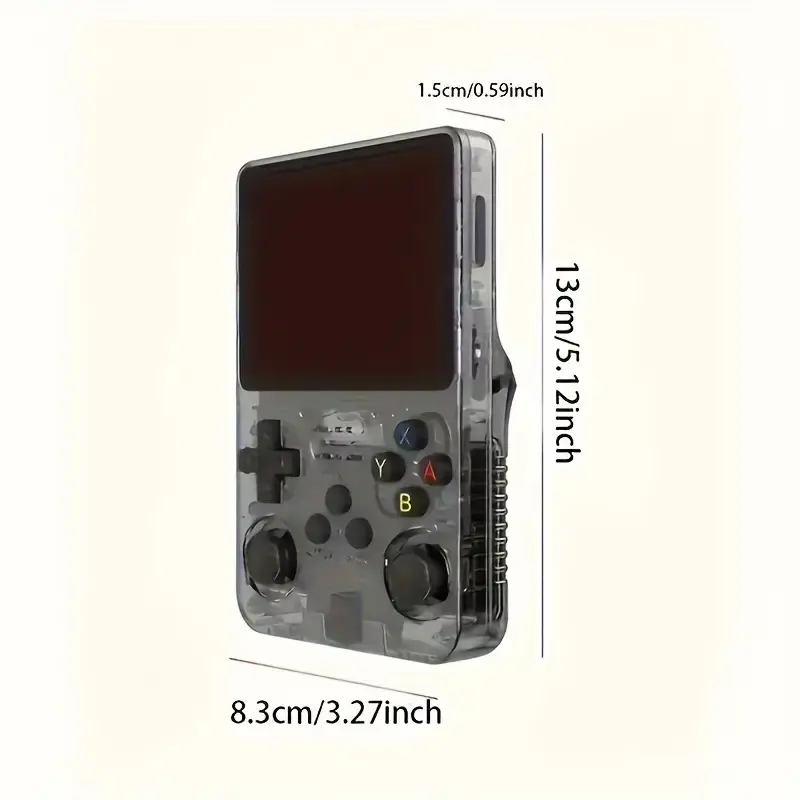 r36s 32 64gb tf card 3 5 ips screen usb rechargeable system portable for gaming entertainment gaming console durable build Product details 0