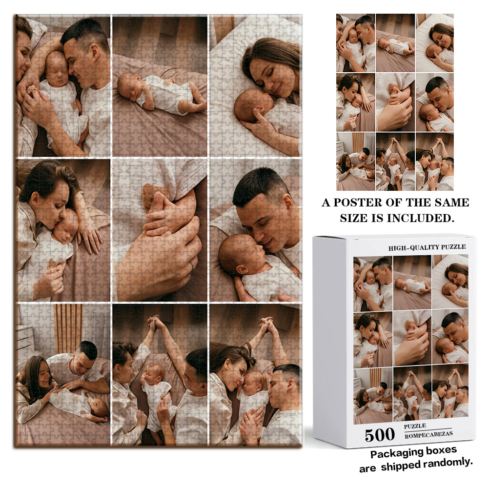 Personalized Puzzle Game - Custom Photo Puzzle, 9pcs