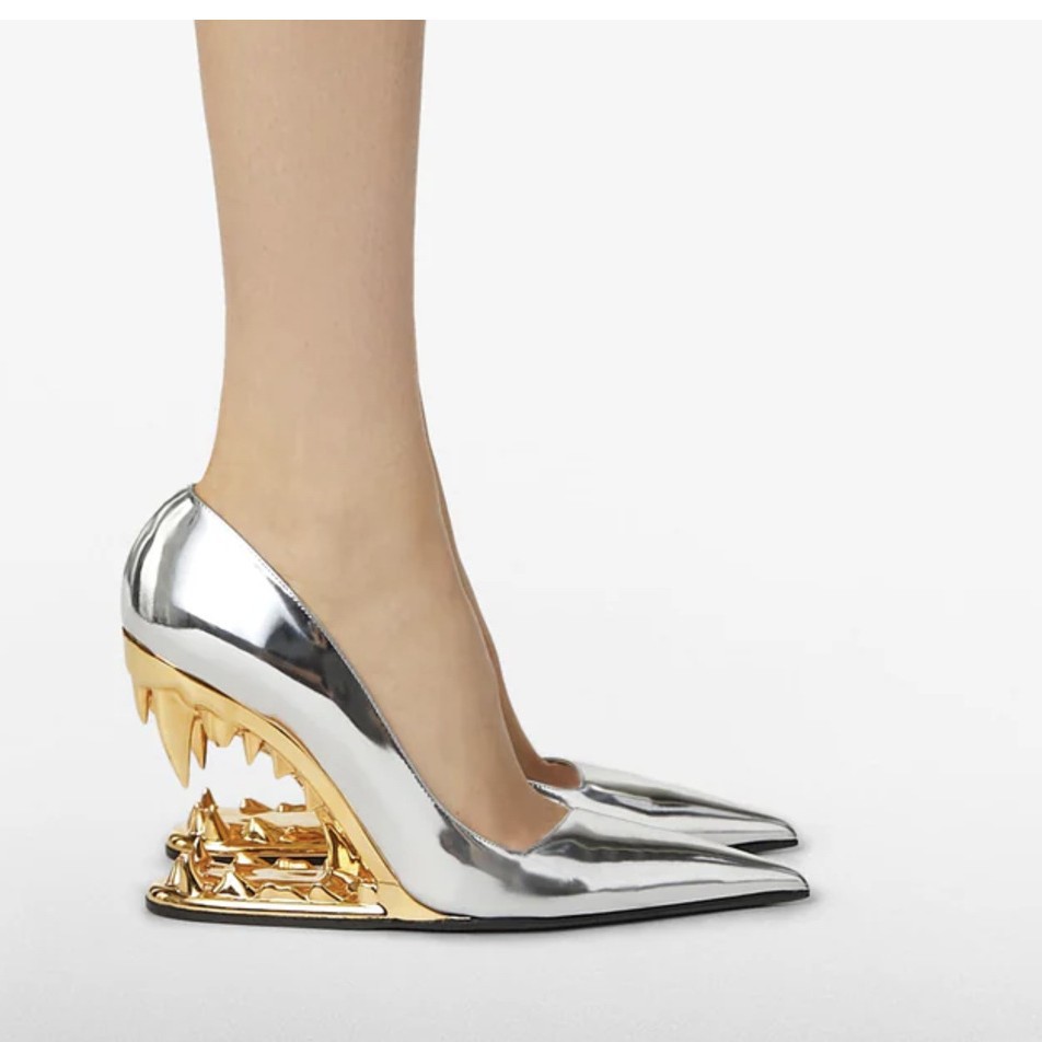 teeth shoes heels sold on Temu United States