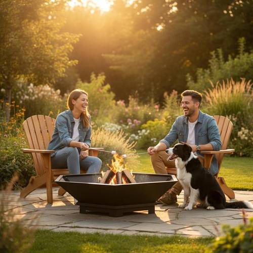 fire steel material overall size 100x100x28 cm weight 13 9 kg square design heat resistant up to 600 c for outdoor use