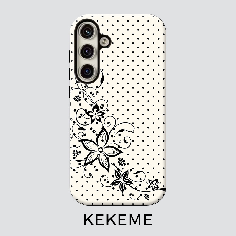 TEMU Phone Case - Kekeme Polka Dot Dance Film 2-in-1 Compatible For Galaxy S26 S25 S24 S23 S22 S21 S21  S21 Fe Edge S20 A15 A16 A17 A23 A32 A34 A35