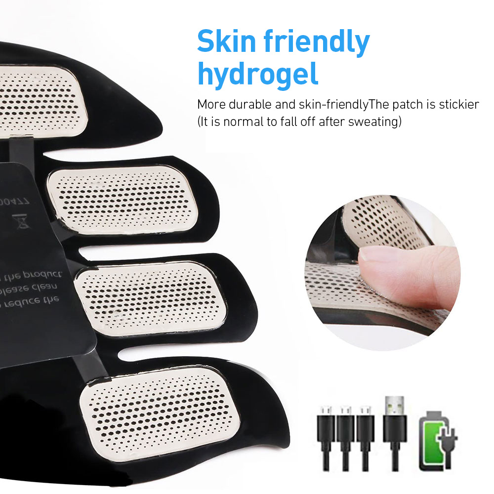 Unisex Muscle Pad with LCD Display for Easy Use Suitable for Home Office Travel