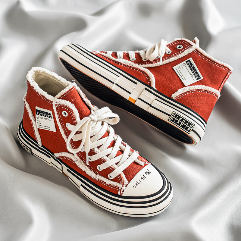 Men'S New Versatile Classic High-Top Trendy Youth Canvas Shoes for Outdoor Casual Wear. - Image 5