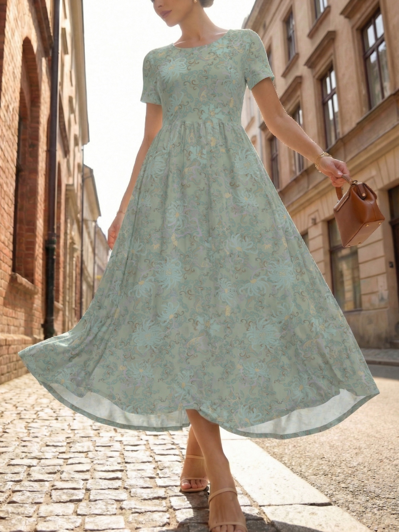 chinese dress ladies Long Prom Dress with Tie Back