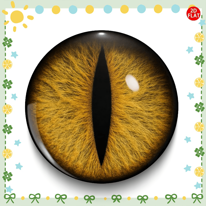 TEMU 2d Flat, (2d Flat) Eyeball 2026 Latest Cartoon Anime Pin/brooch/badge, Suitable For Small Accessories Such As Clothing, Hats, Backpacks, Etc.-
