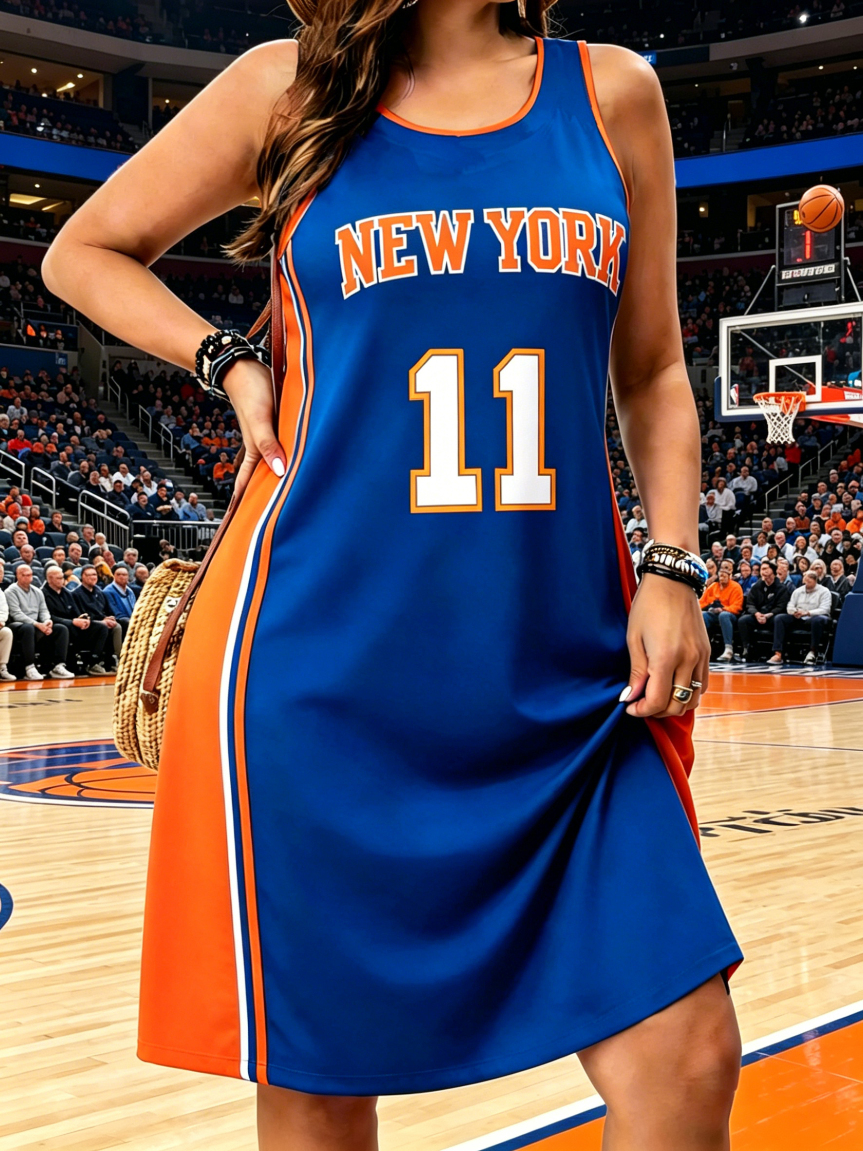 sports jersey dresses Nicole Mini Dress - Blue/combo and patches sports jersey dress products for