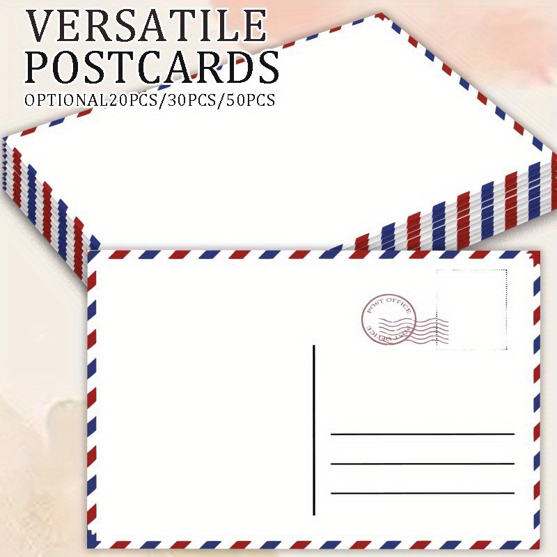 TEMU 20pcs, 30pcs, Or 50pcs Of Travel Postcards, Versatile Postcards With A Vintage Design, Showcasing Travel Themes. Can Serve As Thank You Notes,