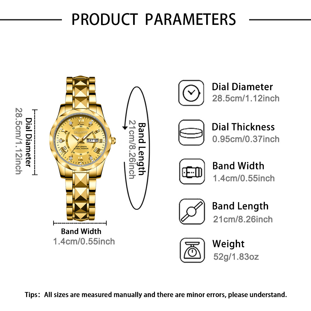 Trendy Elegant Quartz Wristwatch, Stylish Accessory