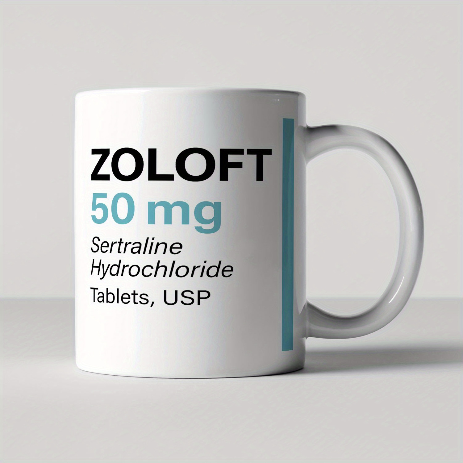 TEMU Ceramic Humor Mug | Workplace Coworker Gift, Mental For Health Themed Funny Wellness Present For Healthcare Professionals, Medical Students,