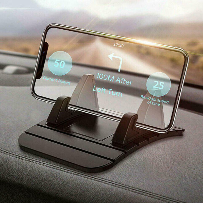 

Silicone Car Dashboard Phone Holder - Non-slip Stand, Compatible With Iphone And Samsung Smartphones, Suitable For Car And Home Use.