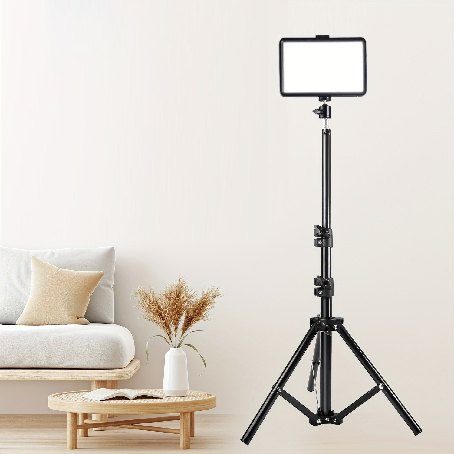   luce di riempimento led dimmerabile con 4 filtri di   ( ,  ,  , verde), supporto regolabile da 109.98 cm, illuminazione da studio portatile alimentata tramite usb per fotografia, registrazione video, streaming e uso esterno, attrezzatura per streaming Dettagli dell'articolo 0