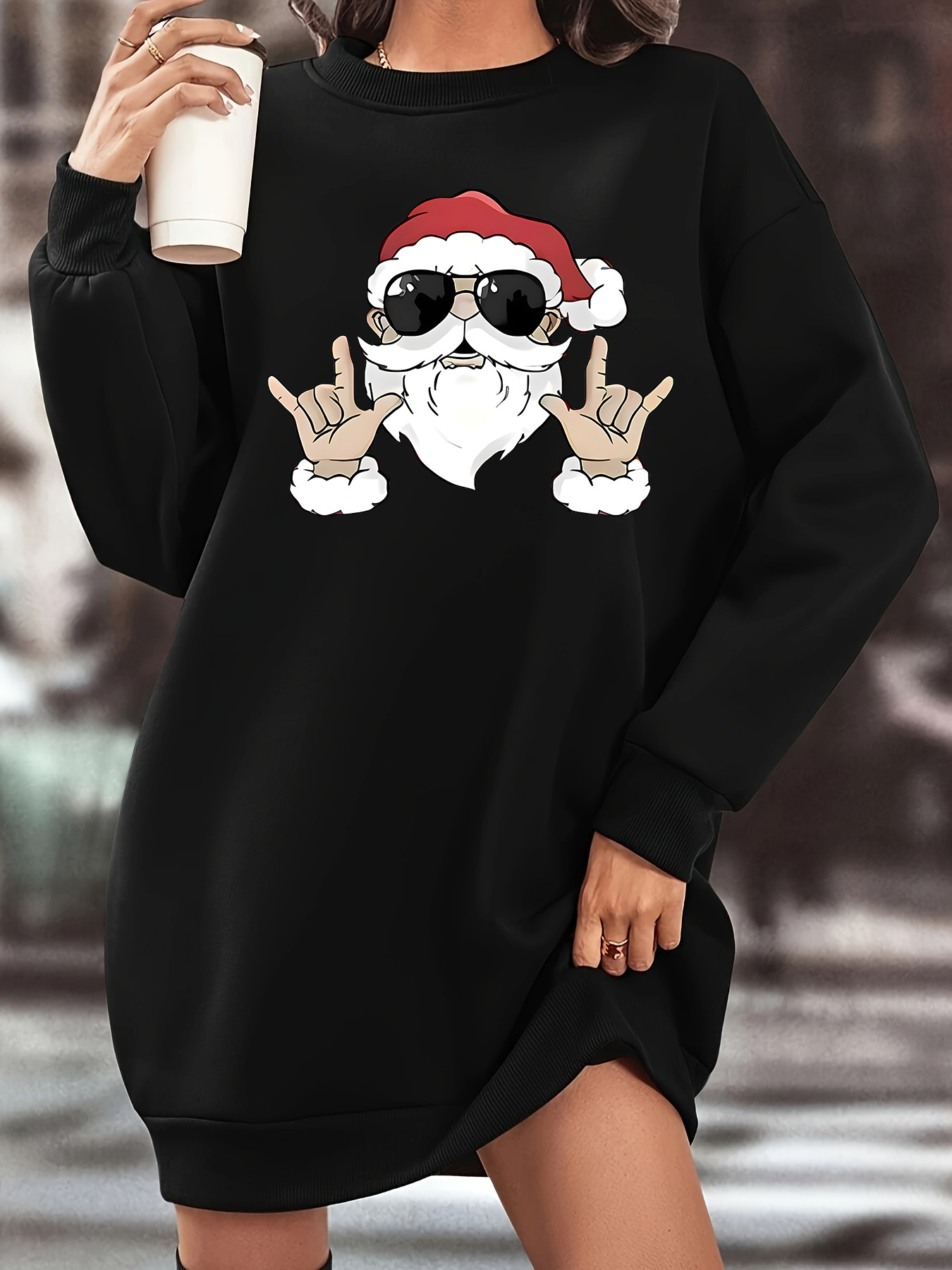 white christmas dresses Ladies Christmas Holiday Tunic Top Red with Christmas Tree – Castaway  Nantucket Island main image 0