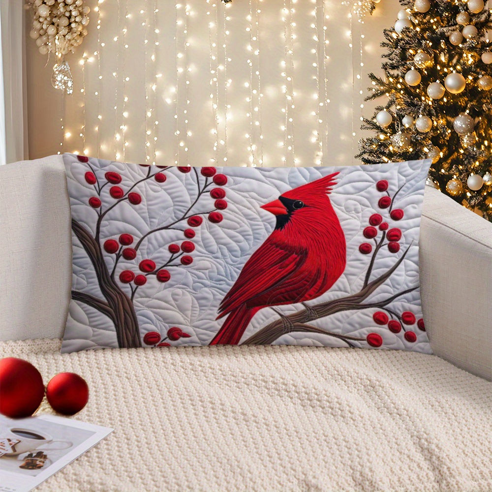 TEMU 1pc , Polyester, , , , For Sofa, Bed, Car, - Christmas ( Not Included)