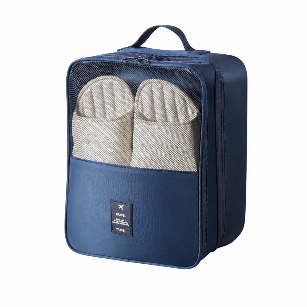 TEMU 1 sacoche de voyage haute - Peut contenir 3 pièce de chaussures, rangement durable et respirant avec poignée noire confortable, organisateur