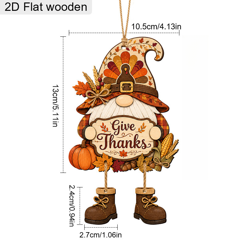 TEMU 2d Flat, Autumn Wooden Decorative Plaque, Thanksgiving, Wall Decor, Party Decoration, Gift, Tabletop Decoration, Suitable For All Scenes, Retro,