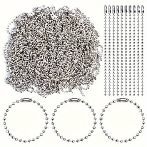 20pcs beaded chain keychain chain set