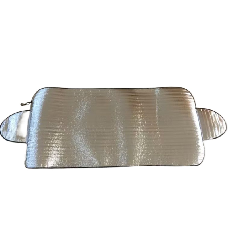 TEMU Windshield Cover - -one Protection Against Snow, Sun, Dust, And Frost - With Secure Hook Strap - Fits Most Vehicles - Winter And Parking Use - Durable Exterior Accessory, Sunshade