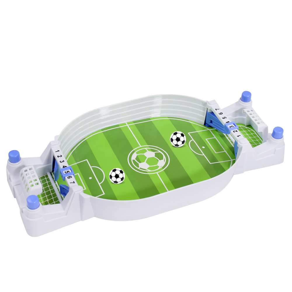 TEMU Two-player Tabletop Foosball Game, Finger- Mini Soccer Competition Toy, Indoor Party Stress-relief Interactive Game Prop (includes 2 Mini Balls)