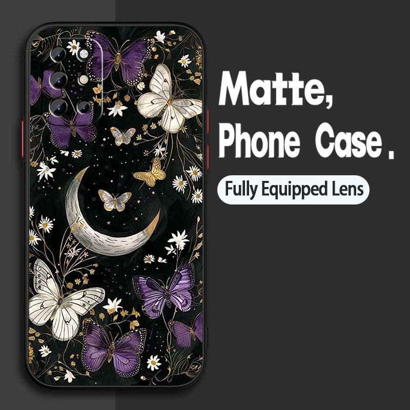 TEMU Artistic Phone Case For Oneplus 7 7t 10 9rt Nord Ce 2 3 2t N10 N100 N20 N30 N3002 5g Frosted Transparent Full Protection Soft Black Cover