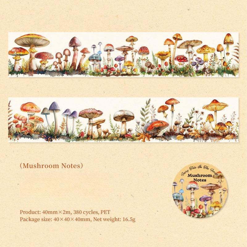 TEMU 1 Rouleau de Ruban PET Forêt 40Mm X 2M, Ruban Adhésif Décoratif Fleur Plante pour Journaling, Scrapbooking, Sticker, Agenda & Loisirs Créatifs