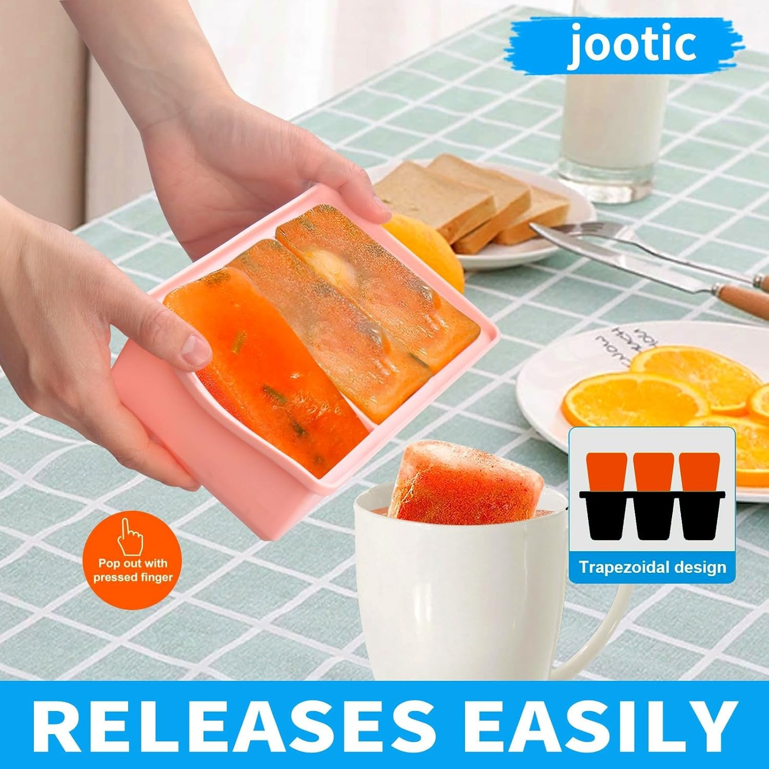 4pcs silicone freezer tray with lid 4pcs square food freezing container silicone freezer molds   perfect soups        