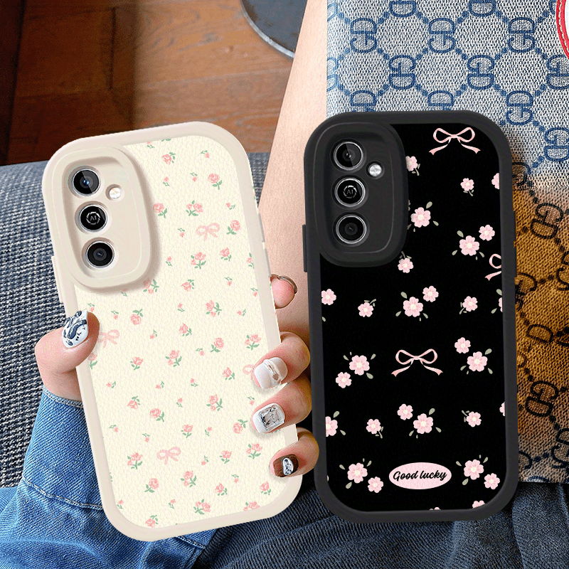 

Compatible With Samsung M34 Mobile Phone Case M14 Case Cute Small Floral F54 Sticker M14 Silicone Samsung M54 5g New Women's Full-coverage Mobile Phone Protective Case Unique