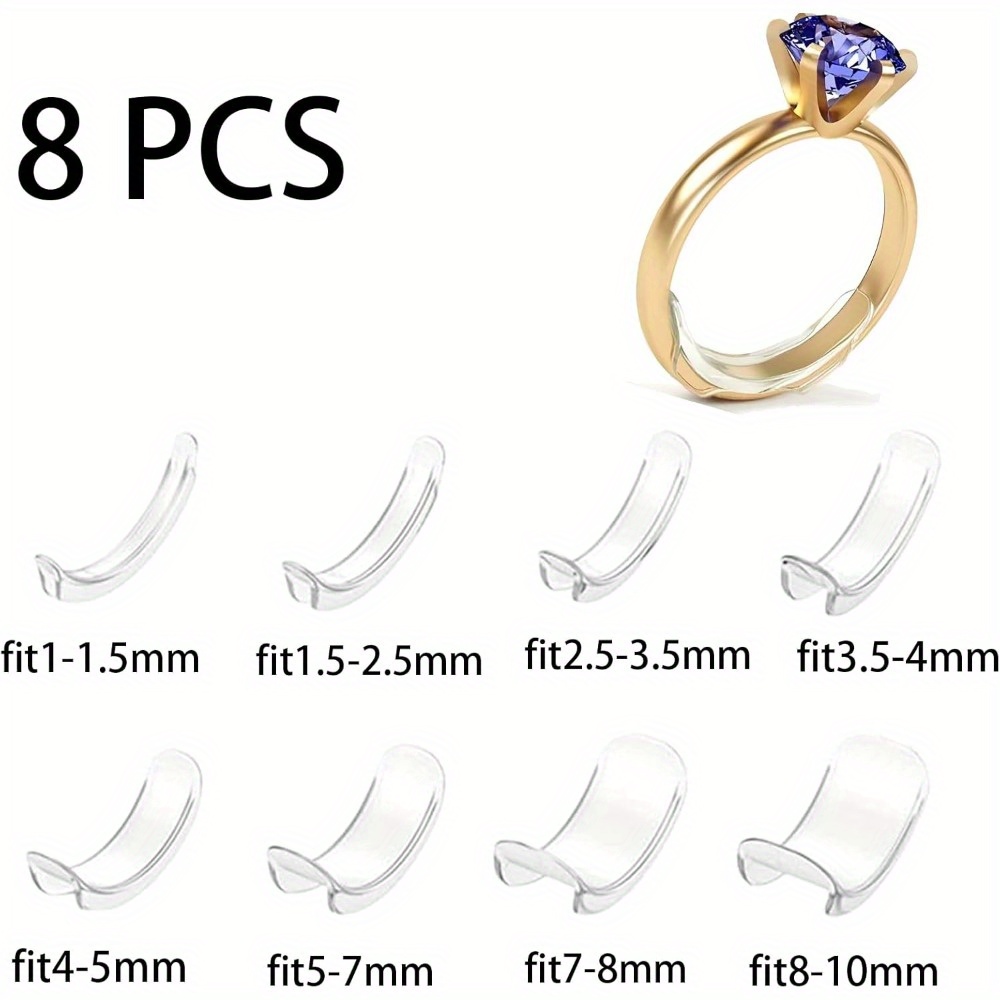 8pcs Set of Ring Tighteners for Loose Rings