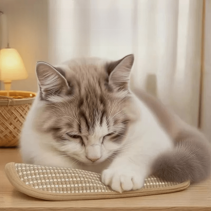 Cat Self-play Toy- Game Pillow With Scratching Pad For Independent Fun And Interactive Bonding, Materials& Soothing Design