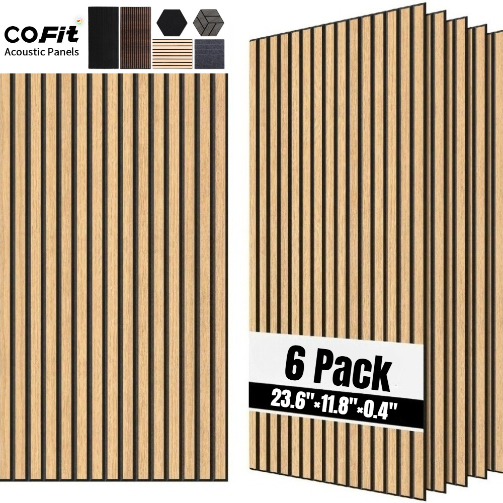 6 pack acoustic wall panels 23 6 x 11 8 sound absorbing wall panels for interior wall decor