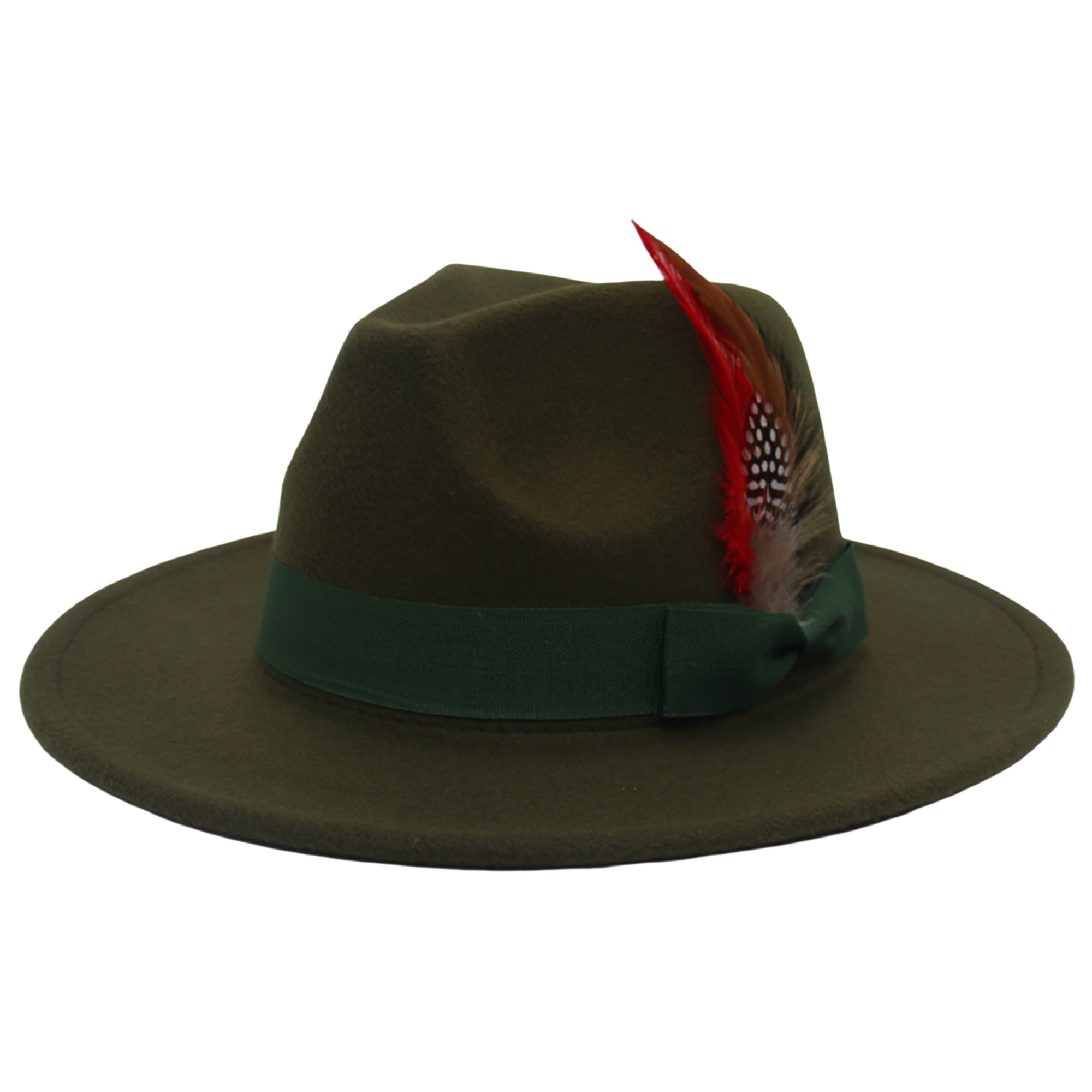 women men feather hat vintage elegant soft wide brim hat - Temu display picture 2