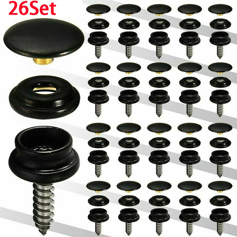 26x Stainless Steel Push Button Screws For Persenning Plane
