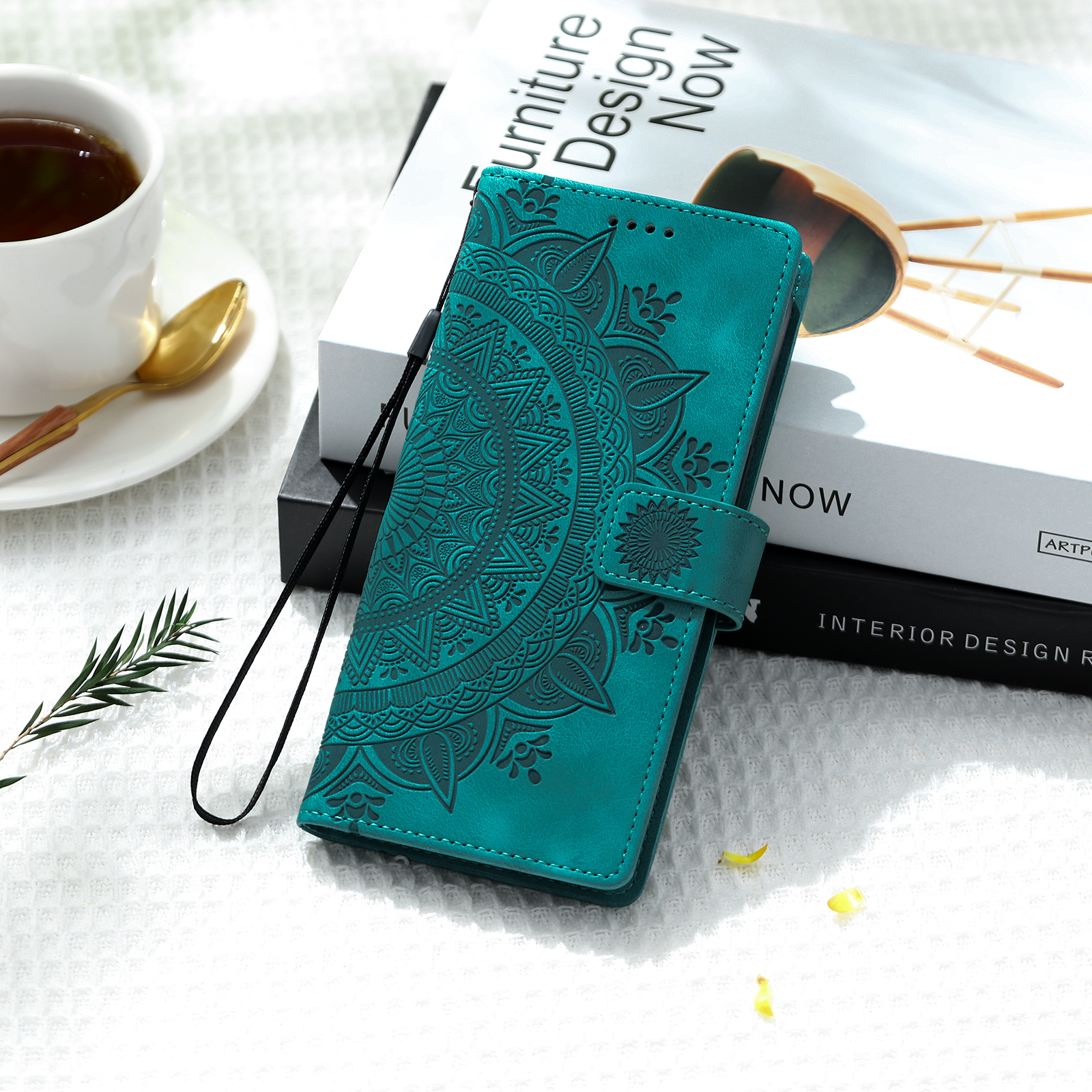 TEMU Phone Case: -feel Totem Embossed Synthetic Leather Phone Case, Premium Vintage Style, Fashionable And , Unisex For Men And Women. Suitable For