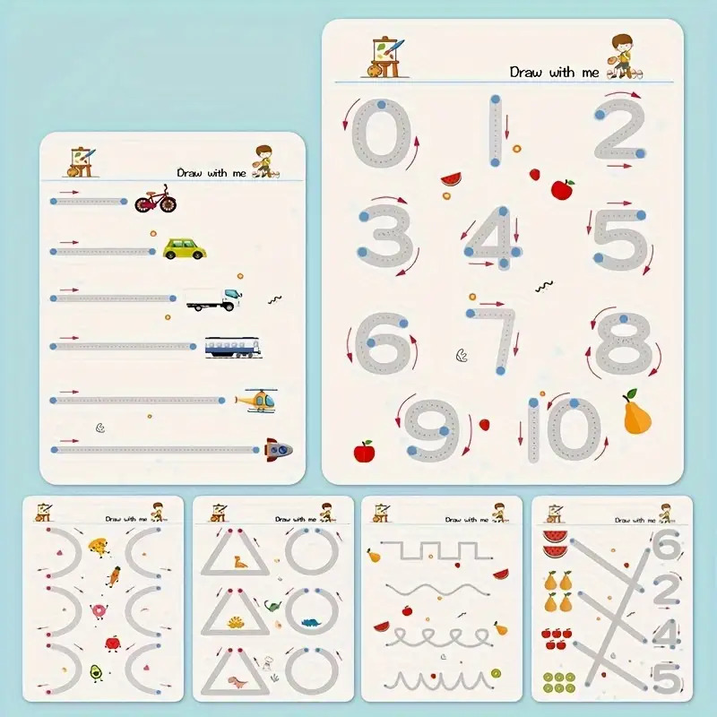 Kids Reusable Magic Practice Notebook for Writing Training