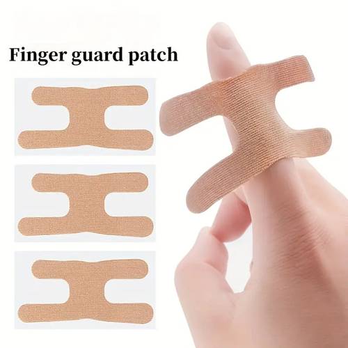 beige self finger tape flexible breathable pp material gym and athletes enhances physical relaxation