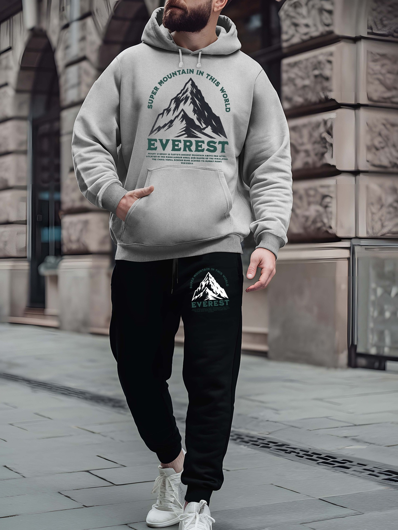 conjunto sudadera capucha pantalones deporte super Temu Spain