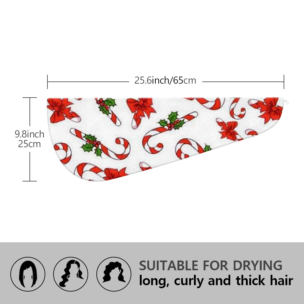TEMU Un Regalo di Natale Festivit� : un Asciugamano per Capelli in Microfibra Progettato per un'Attenzione Spa-Like, Delicato sia per Capelli che per