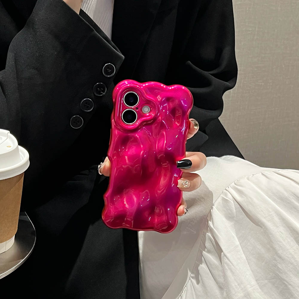 Bubble Heart 3d Heart Phone Case Iphone 11 Pink 3D Bubble Pop