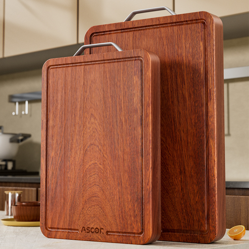   wood cutting board household double sided solid wood chopping board whole wood surface special kitchen cutting board