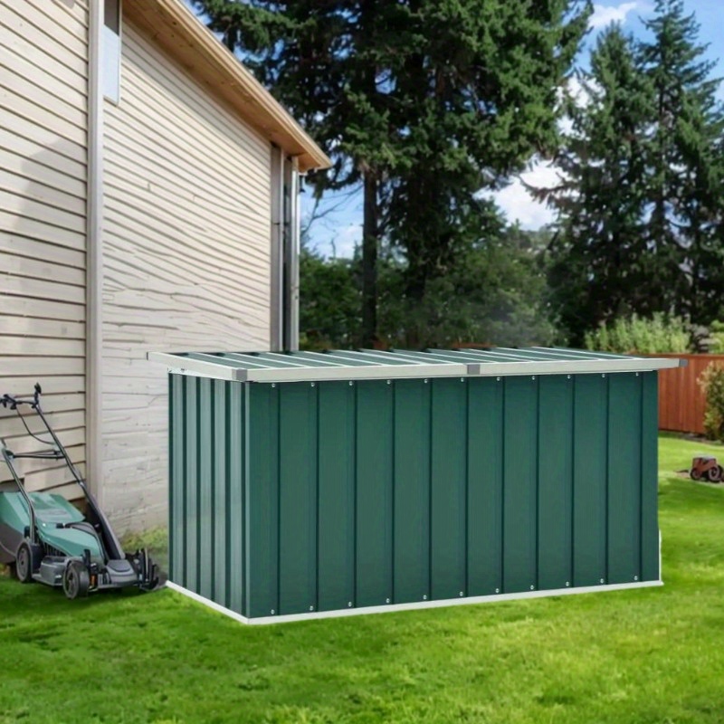 Garden Storage Boxes, Outdoor Storage Cabinets, Garden Box Green Storage Box 129x67x65cm Suitable for Indoor And Outdoor Use (Free Shipping), Box, Cabinet, Rack for Outdoor Storage