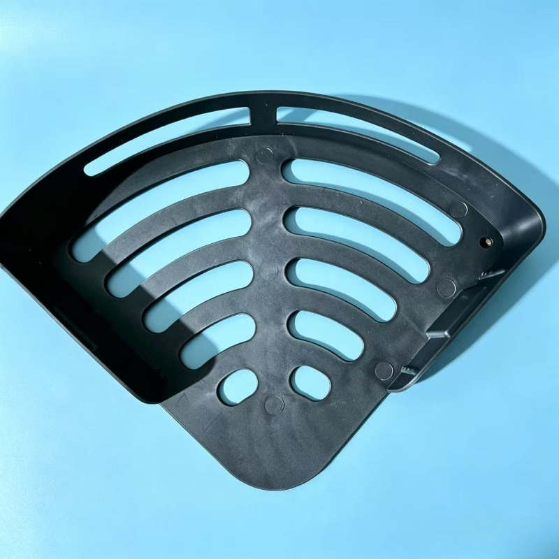 TEMU Étagère d'angle triangulaire murale pour douche, 1 pièce | Étagère de rangement pour toilettes perçage, organisateur de douche de salle de bain