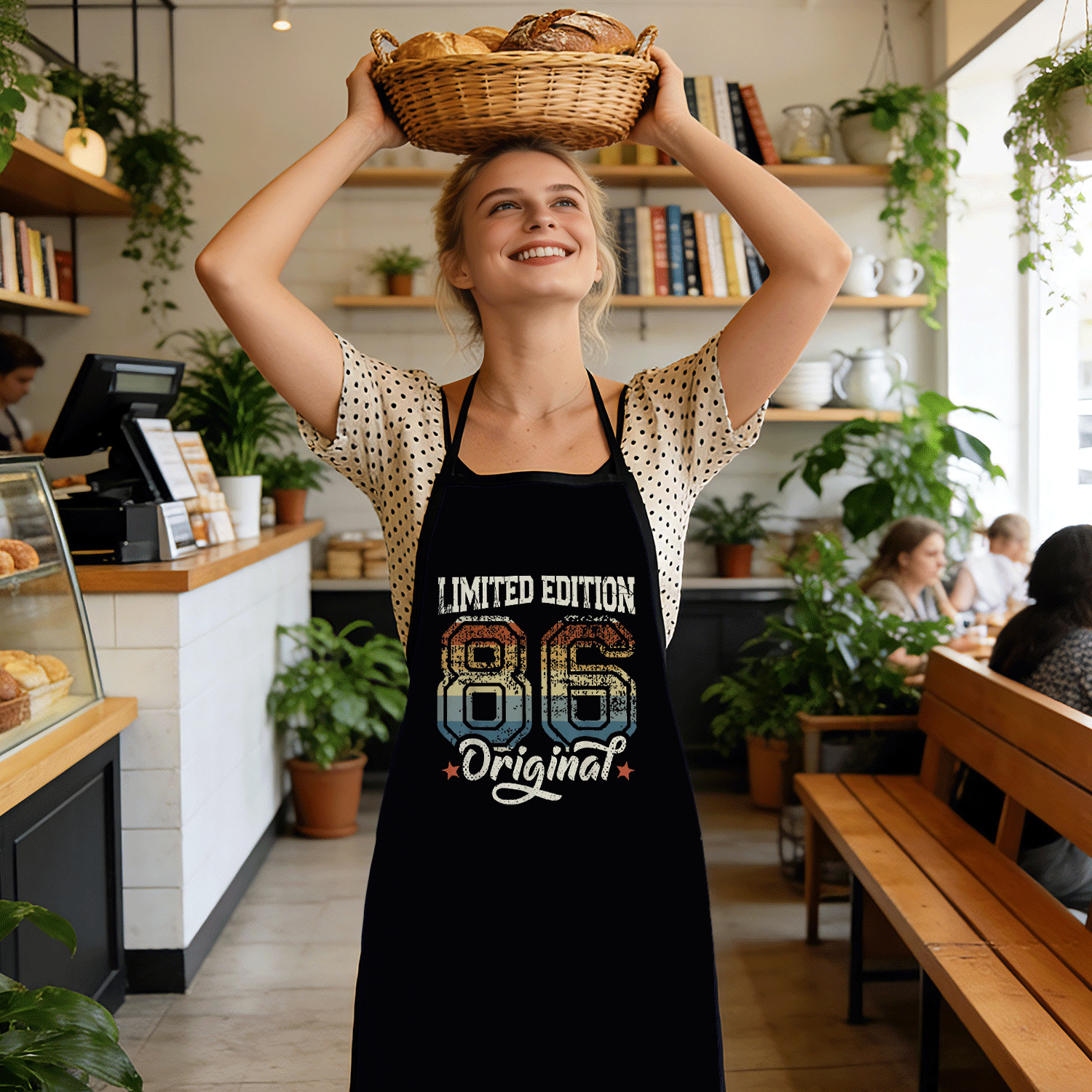 E-shop 40. Geburtstag Mann 40 Jahre 1986 Dekoratives Geschenk Lustig, Schürze mit Muster - , Bequem und Spaß Schürze Unisex Kochgeschenk für , Geeignet